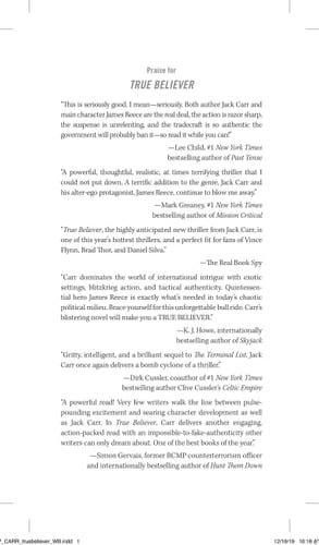 True Believer A Thriller