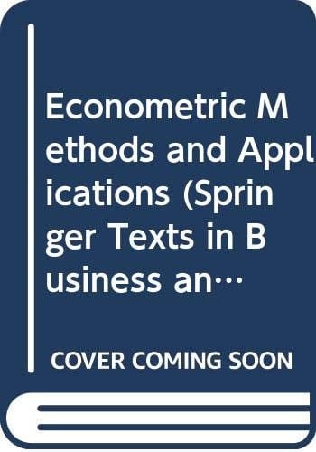 Econometric Methods and Applications