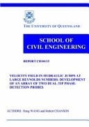 Velocity Field in Hydraulic Jumps at Large Reynolds Numbers Development of an Array of Two Dual-Tip Phase-Detection Probes