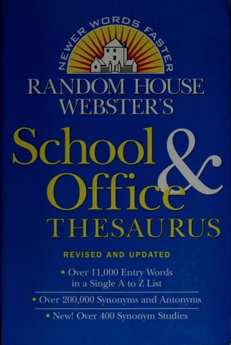 Random House Webster's School and Office Thesaurus