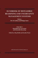 Handbook of Defeasible Reasoning and Uncertainty Management Systems