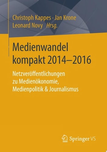 Medienwandel kompakt 2014–2016