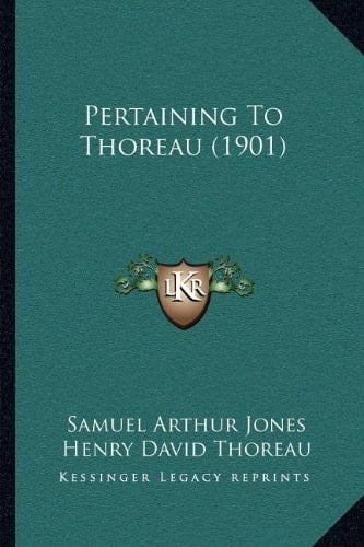 Pertaining To Thoreau (1901)