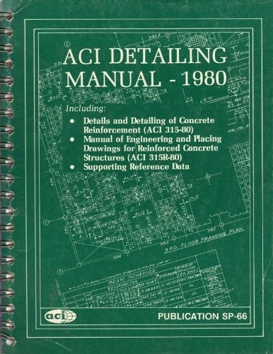 Aci Detailing Manual: 1980