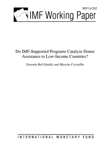 Do IMF-Supported Programs Catalyze Donor Assistance to Low-Income Countries?