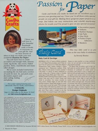 Passion for Paper Beautiful Booklets, Fold Ups, Cards, Jewelry and More