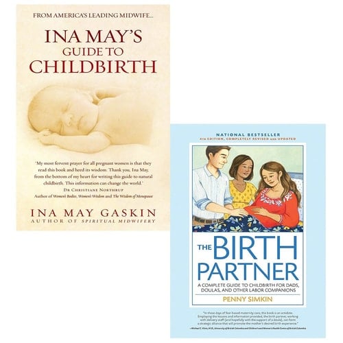 Ina mays guide to childbirth and birth partner 2 books collection set