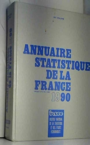 Annuaire statistique de la France, 1990