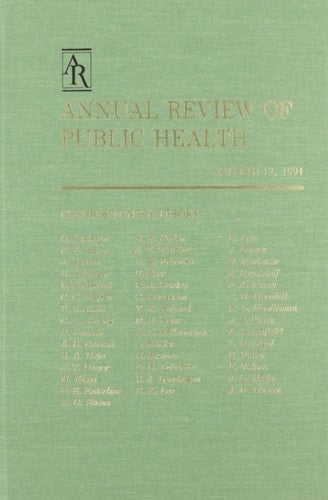 Annual Review of Public Health: 1991