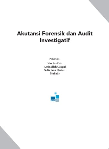 AKUTANSI FORENSIK DAN AUDIT INVESTIGATIF