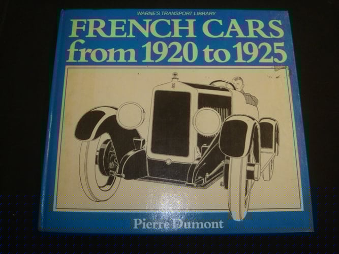 French Cars from 1920 to 1925