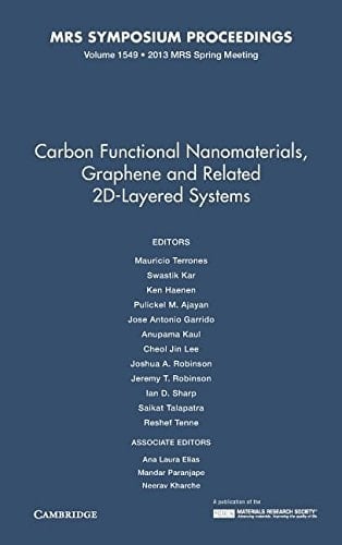 Carbon Functional Nanomaterials, Graphene and Related 2D-Layered Systems: Volume 1549