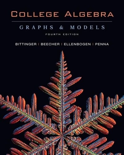 College Algebra Graphs and Models with Graphing Calculator Manual Package Value Pack (Includes Mymathlab/Mystatlab Student Access Kit & Student's Solutions Manual for College Algebra: Graphs and Models)