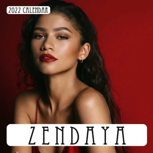 Zendaya Offical Calendar 2022 Monthly: January 2022 - December 2022 OFFICIAL Squared Monthly Calendar, 12 Months | BONUS 4 Months 2022