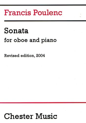 Hal Leonard Poulenc's Sonata for Oboe