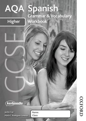 AQA GCSE Spanish Higher Grammar and Vocabulary Workbook Pack (x8)