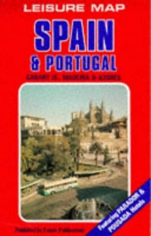 Leisure Map Featuring Parador & Pousada Hotels. Spain & Portugal, Canary Is., Madeira & Azores