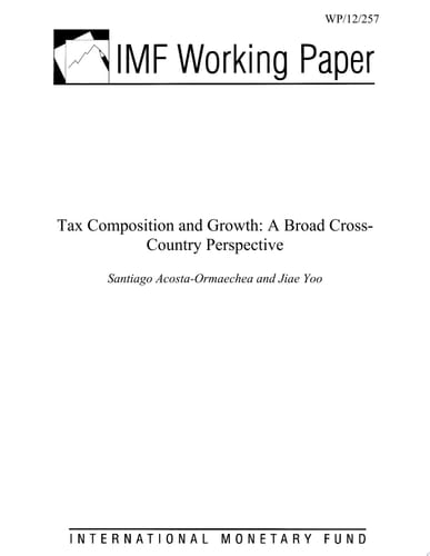 Tax Composition and Growth A Broad Cross-Country Perspective