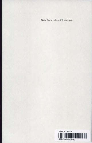 New York Before Chinatown Orientalism and the Shaping of American Culture, 1776-1882