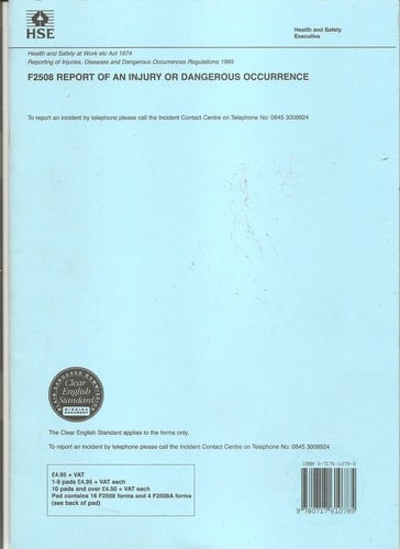 Report of a Case of Disease/Report of an Accident