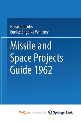 Missile and Space Projects Guide 1962