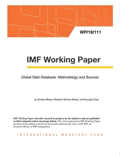 Global Debt Database: Methodology and Sources