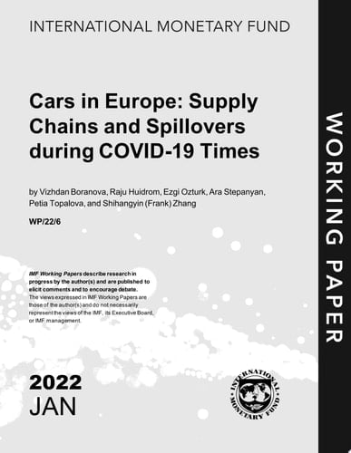Cars in Europe: Supply Chains and Spillovers During COVID-19 Times