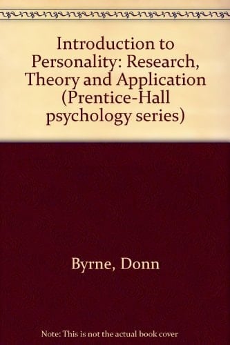 An introduction to personality: research, theory, and applications (Prentice-Hall psychology series)