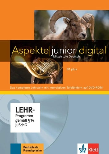 Aspekte junior Lehrwerk digital mit interaktiven Tafelbildern. B1 plus. ...