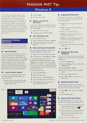 Prentice Hall Windows 8 PHIT Tip
