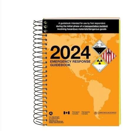 2024 Emergency Response Guidebook (ERG) - Pocket Size, Spiral Bound, English, 4" x 5.5