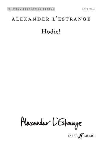 Hodie! Satb (with Organ), Choral Octavo