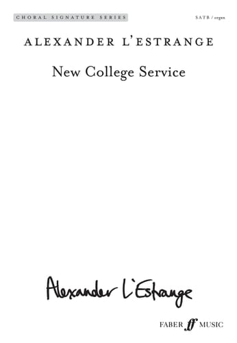 New College Service Satb (with Organ), Choral Octavo