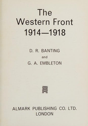 The Western Front, 1914-1918