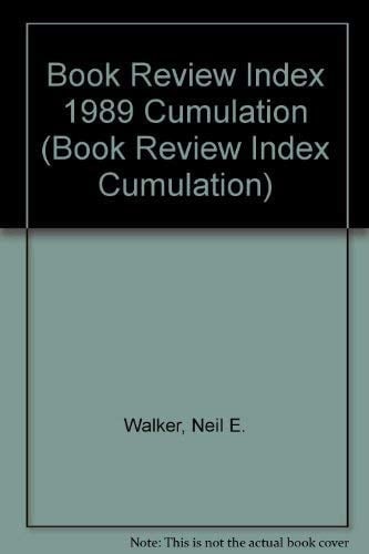 Book Review Index Cumulation, 1989