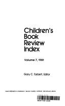Children's Book Review Index 1981 Cumulative