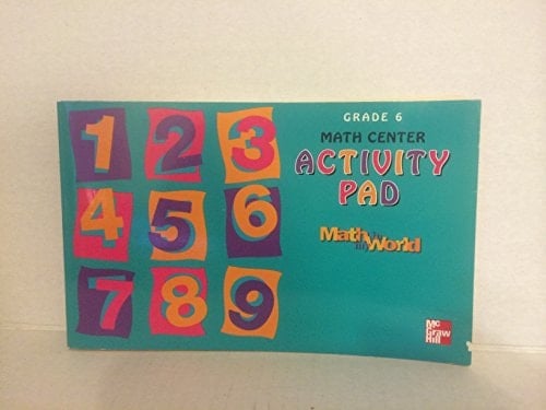 Math in My World Math center activity pad
