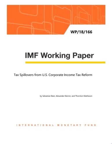 Tax Spillovers from US Corporate Income Tax Reform