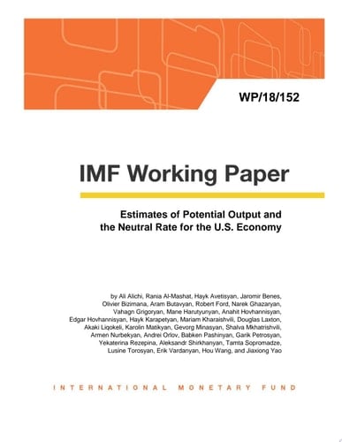 Estimates of Potential Output and the Neutral Rate for the U.S. Economy