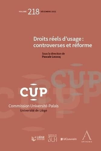 Droits réels d'usage controverses et réforme
