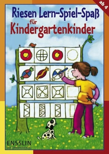 Riesen-Lern-Spiel-Spaß für Kindergartenkinder ab 4