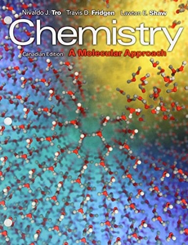 Chemistry: A Molecular Approach, First Canadian Edition, Loose Leaf Version with MasteringChemistry
