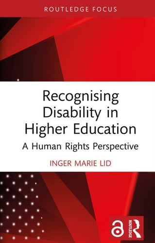 Recognising Disability in Higher Education