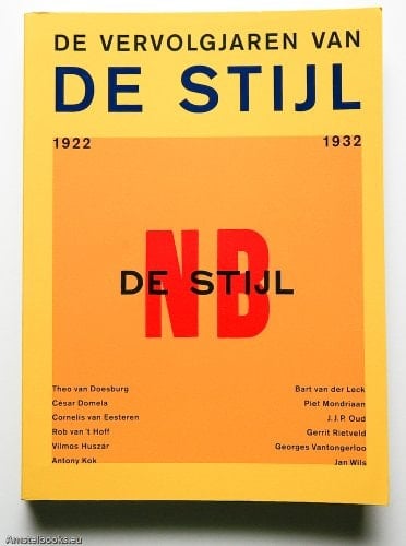 De vervolgjaren van De Stijl, 1922-1932