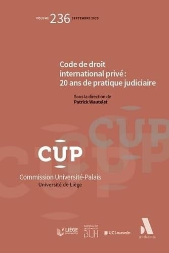 Code de droit international privé : 20 ans de pratique judiciaire