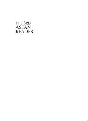 The 3rd ASEAN Reader