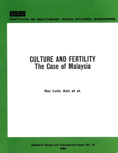 Culture and Fertility The Case of Malaysia