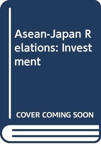 ASEAN-JAPAN RELATIONS : INVESTMENT : PROCEEDINGS OF A WORKSHOP AND CONFERENCE ORGANIZED BY THE JAPAN CENTER FOR INTERNATIONAL EXCHANGE... HELD ON 5-6 DECEMBER 1981 AND 20-23 MAY 1982 AT SINGAPORE AND OISO, JAPAN, RESPECTIVELY.