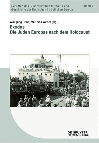 Exodus Die Juden Europas Nach Dem Holocaust