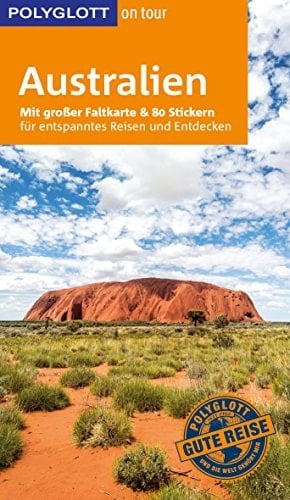 Australien mit großer Faltkarte & 80 Stickern für die individuelle Planung